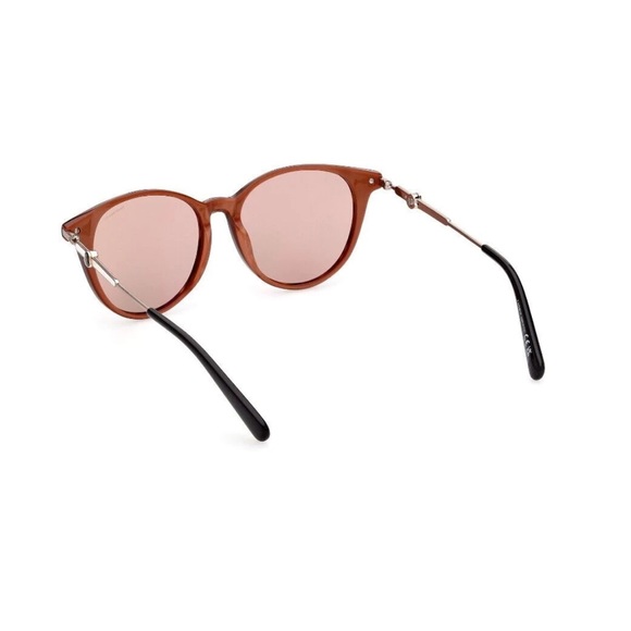 MONCLER ROSE GOLD/HAVANA/ROSE MIRRORED  ROUND SUNGLASSES ML 0226-F - Picture 4 of 5